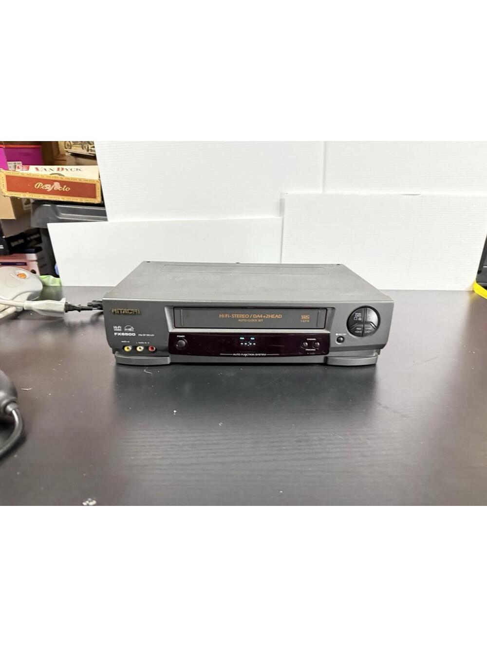 HITACHI VT-FX6500A VCR VHS Hi Fi Stereo/DA4+2 Head No Remote Tested Works